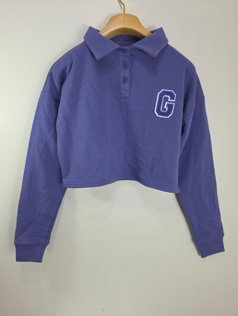 NWT Varsity Cropped Polo Girl Crush Gang Small